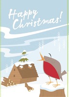  Edit & Go: Regular (Folds to A6) Christmas Cards by Templatecloud 