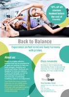 Gym A3 Flyers by Templatecloud 