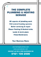 Plumbers A6 Flyers by Templatecloud 