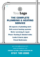 Plumbers A5 Flyers by Templatecloud 