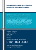 Plumbers A6 Flyers by Templatecloud