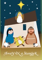 Religious Edit & Go: Regular (Folds to A6) Christmas Cards by Templatecloud 