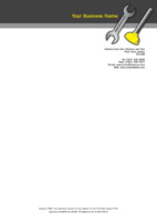 Home Maintenance A4 Letterheads by Templatecloud 