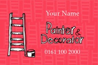 Plastering Business Card  by Templatecloud 