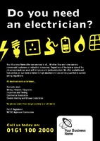 Electrical A5 Flyers by Templatecloud 