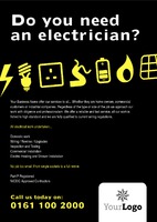 Electrical A4 Flyers by Templatecloud 