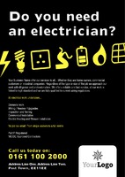 Electrical A5 Flyers by Templatecloud 