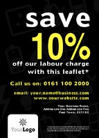 Electrical A6 Flyers by Templatecloud