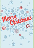  Edit & Go: Regular (Folds to A6) Christmas Cards by Templatecloud 