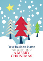  A6 Christmas Cards by Templatecloud 