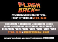 Night Club A6 Flyers by Templatecloud