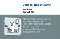 Electrician Business Card  by Templatecloud 