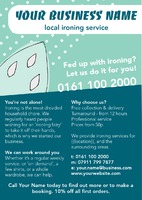 Ironing and Laundry Services A5 Flyers by Templatecloud 