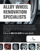 Automotive 8.5" x 11" Flyers by Templatecloud 