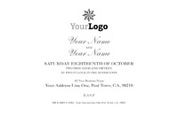  5.5" x 8.5" Invitations by Templatecloud 