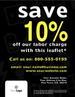 Electrical 8.5" x 11" Flyers by Templatecloud