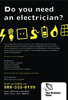 Electrical 4" x 6" Flyers by Templatecloud 