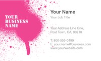 Artist 2" x 3.5" Business Cards by Templatecloud 