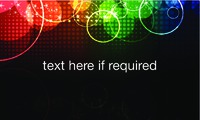 Night Club 2" x 3.5" Business Cards by Templatecloud 