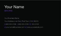 Night Club 2" x 3.5" Business Cards by Templatecloud