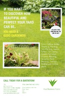 Lawn Maintenance 5.5" x 8.5" Flyers by Templatecloud 