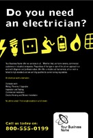 Electrical 4" x 6" Flyers by Templatecloud 
