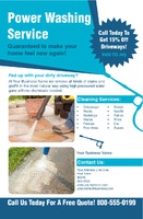 Cleaning 5.5" x 8.5" Flyers by Templatecloud 