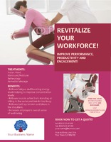 Massage 8.5" x 11" Flyers by Templatecloud 