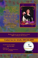 Tarot Card Reader 5.5" x 8.5" Flyers by Templatecloud