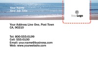Surfing 2" x 3.5" Business Cards by Templatecloud 
