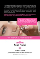 Make up 4" x 6" Flyers by Templatecloud