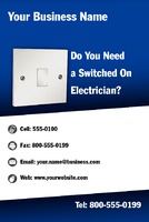 Electrician 4" x 6" Flyers by Templatecloud 