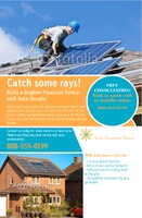Solar Panels 5.5" x 8.5" Flyers by Templatecloud 