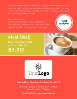 Restaurant 8.5" x 11" Flyers by Templatecloud