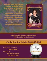 Tarot Card Reader 8.5" x 11" Flyers by Templatecloud