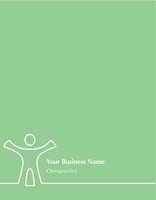 Chiropractic 8.5" x 11" Stationery by Templatecloud