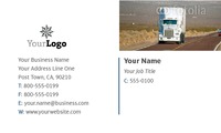 Logistics 2" x 3.5" Business Cards by Templatecloud 