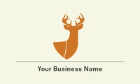 Hunting 2" x 3.5" Business Cards by Templatecloud 