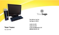 Computer Technicians 2" x 3.5" Business Cards by Templatecloud 