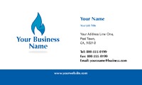 Gas Fitters 2" x 3.5" Business Cards by Templatecloud 