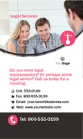 Lawyers 2" x 3.5" Business Cards by Templatecloud 