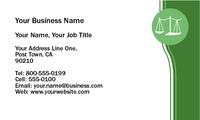 Lawyers 2" x 3.5" Business Cards by Templatecloud 