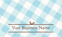 Restaurant 2" x 3.5" Business Cards by Templatecloud 