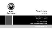 Electrical 2" x 3.5" Business Cards by Templatecloud 