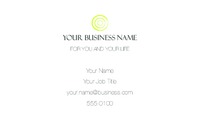 Finance 2" x 3.5" Business Cards by Templatecloud 