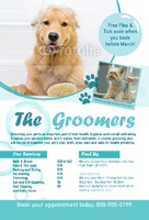 Dog Groomers 4" x 6" Flyers by Templatecloud 