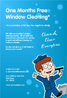Window Cleaning 4" x 6" Flyers by Templatecloud