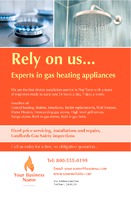 Gas Fitters 5.5" x 8.5" Flyers by Templatecloud 