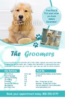 Dog Groomers 5.5" x 8.5" Flyers by Templatecloud 