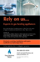 Gas Fitters 5.5" x 8.5" Flyers by Templatecloud 